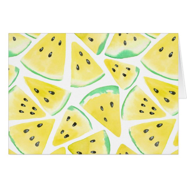 Yellow watermelon slices pattern (Front Horizontal)