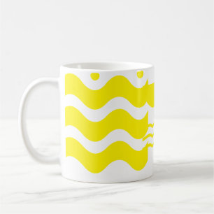 yellow waves mug