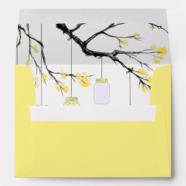 Yellow Wedding Envelope (Back (Bottom))
