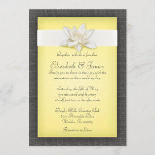 Yellow Wedding Invitations