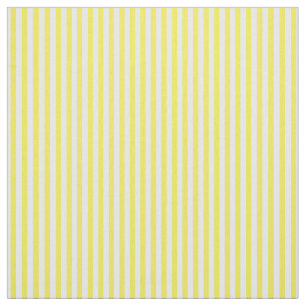 Yellow White Cabana Stripe Fabric
