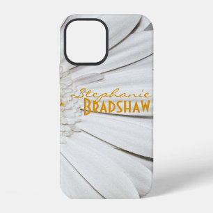 Yellow White Gerbera Daisy iPhone 12 Case