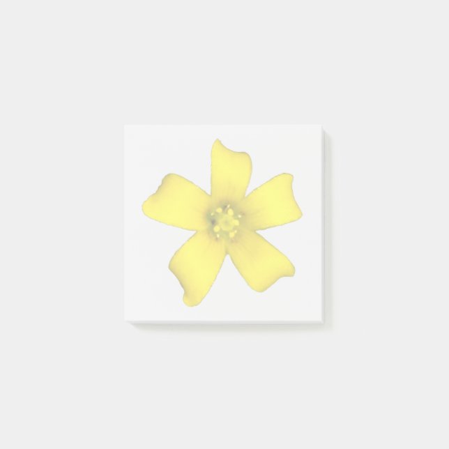 Yellow Wildflower Sticky Notes (Front)