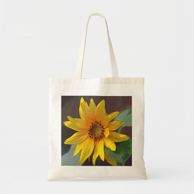 Yellow Wildflower Tote Bag (Front)