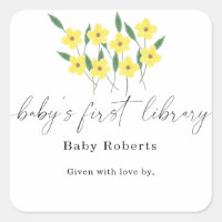 Yellow Wildflowers - Baby's first library