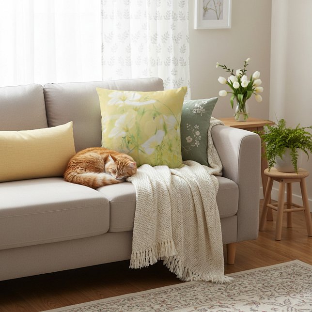 Yellow wildflowers cushion (Creator Uploaded)