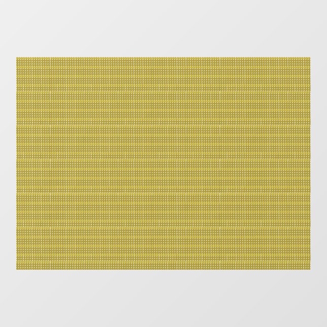 Yellow Window Cling (Sheet)