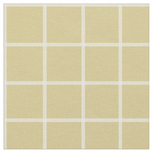 Yellow Windowpane Check Plaid Fabric