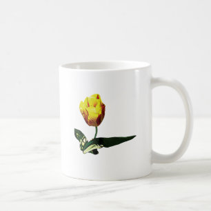 Yellow with Red Tulip Coffee Mug