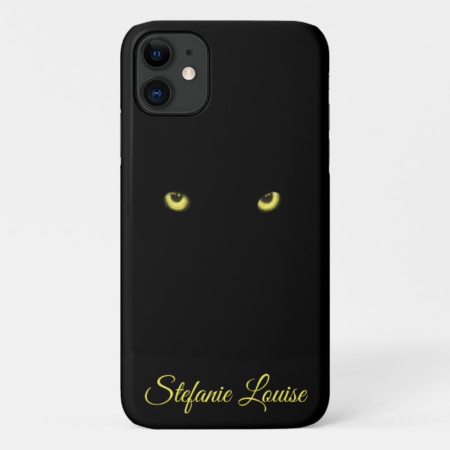 Yellow Wolf Eyes Case-Mate iPhone Case (Back)
