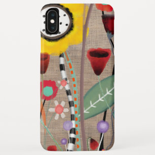 Yellow wonderland meadow poppies iPhone XS max case