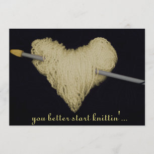 yellow wool heart baby pregnancy announcement