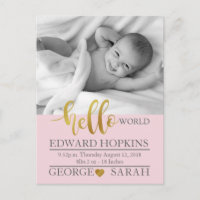 Yellow world baby photographer announcement new