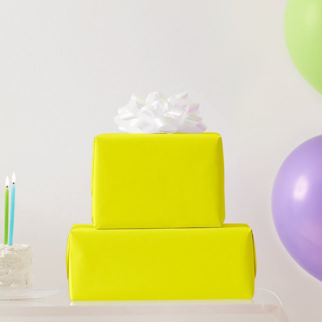 Yellow Wrapping Paper (Party Gifts)