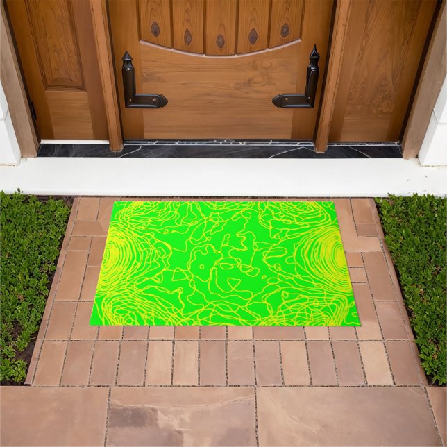 Yellow Yarn Door Mat (Outdoor)