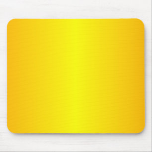 Yellow - Yellow and Chrome Yellow Mouse Mat