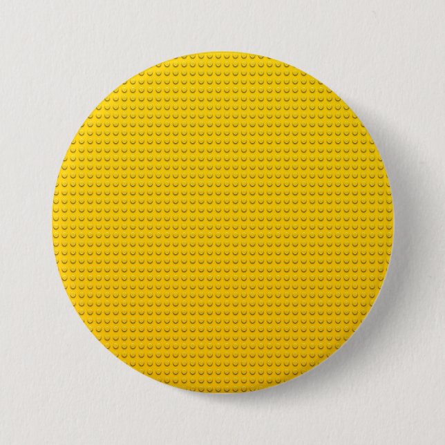 yellow yellow yellow 7.5 cm round badge (Front)