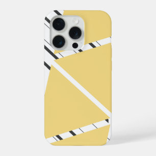 Yellow Zig Zag Pattern iPhone Case