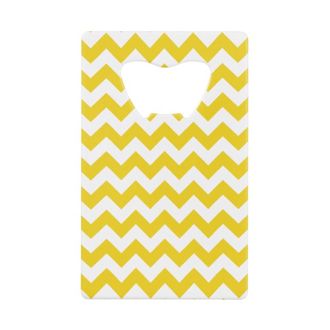 Yellow Zigzag, Yellow Chevron, Geometric Pattern (Front)