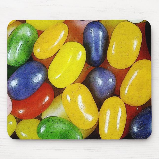 Yellowbluegreen Mouse Mat (Front)