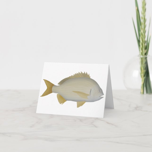 Yellowfin Bream Note Card (Front)