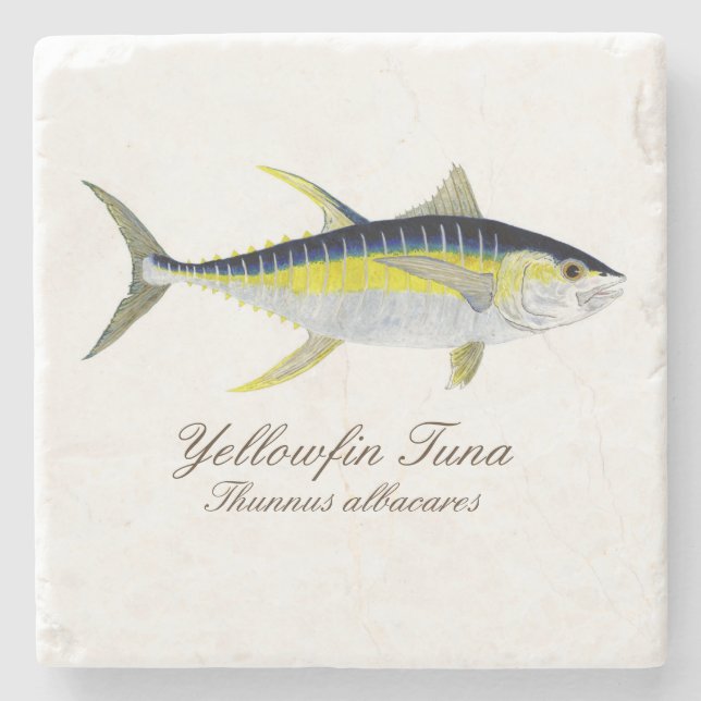 Yellowfin Tuna Coaster (Front)