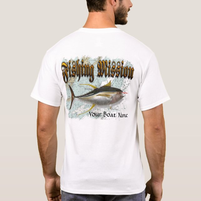 Yellowfin Tuna Custom Shirt (Back)