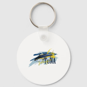 Yellowfin Tuna Deep Sea Fishing Sailor Fisherman N Key Ring