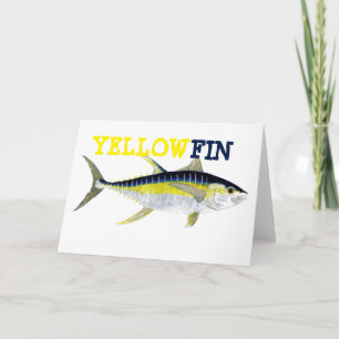 Yellowfin Tuna Greetings Card