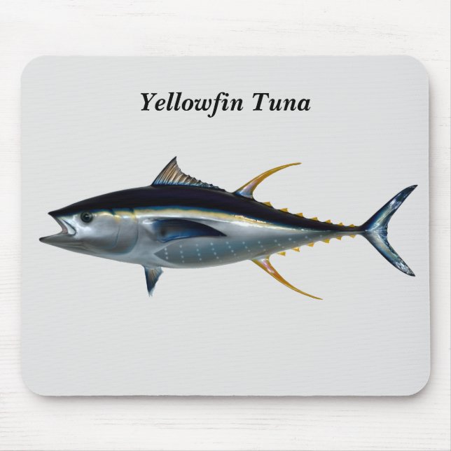 Yellowfin Tuna Mouse Mat (Front)
