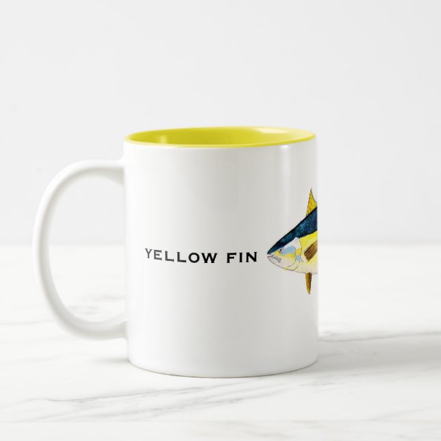 Yellowfin Tuna Mug | Fish Mug (Left)
