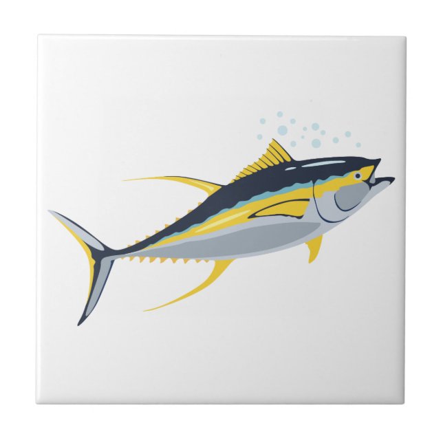 Yellowfin Tuna Tile (Front)