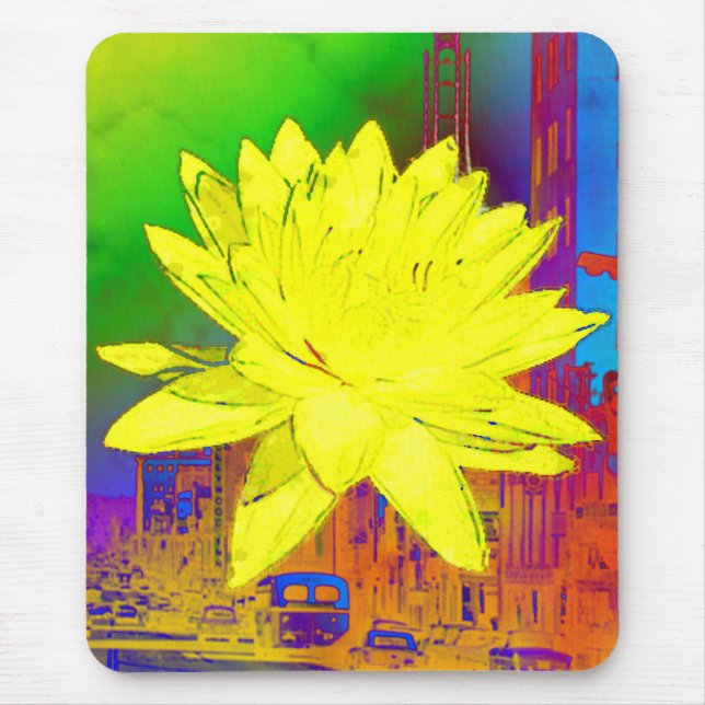 Yellowflower by Rich La Bonté Mouse Mat (Front)