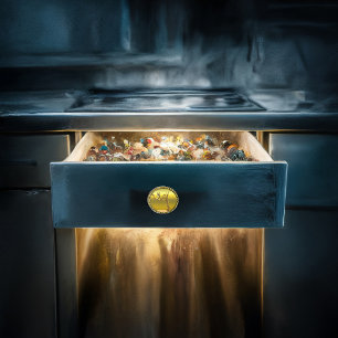 yellowish brown cartoon spotted leopard ceramic knob