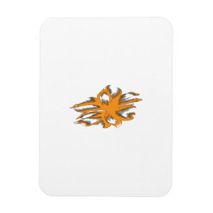 Yellowish Orange, Orangy Yellow  decorative Magnet