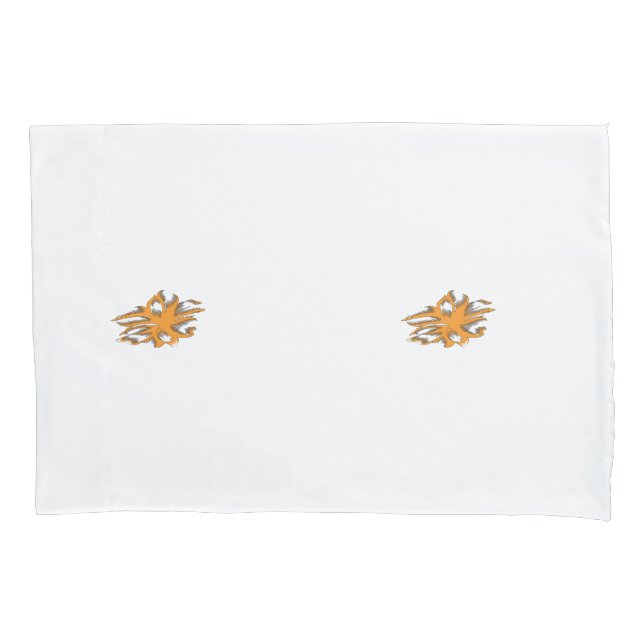 Yellowish Orange, Orangy Yellow  decorative Pillowcase (Front)