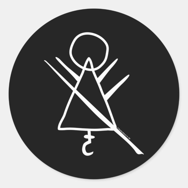 Yellowjackets Rune Classic Round Sticker (Front)