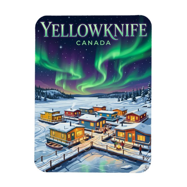 Yellowknife Canada Magnet (Vertical)