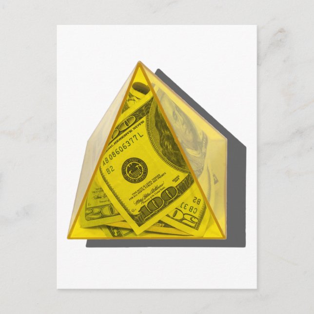 YellowPowerPyramidMoney021411 Postcard (Front)