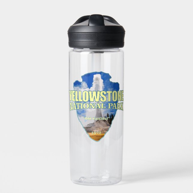 Yellowstone (arrowhead)  water bottle (Front)