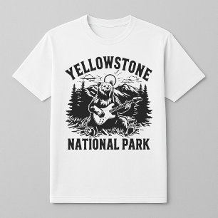 Yellowstone Bear Guitar T-Shirt