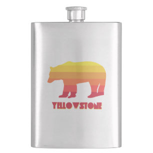 Yellowstone Bear Hip Flask