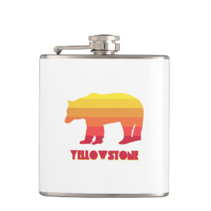 Yellowstone Bear Hip Flask
