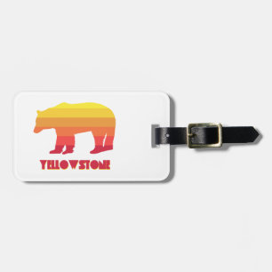 Yellowstone Bear Luggage Tag