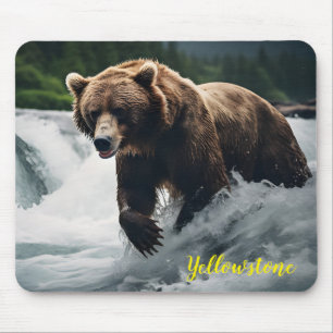 Yellowstone Bear Mouse Pad