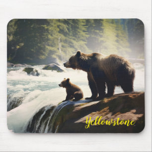 Yellowstone Bear Mouse Pad