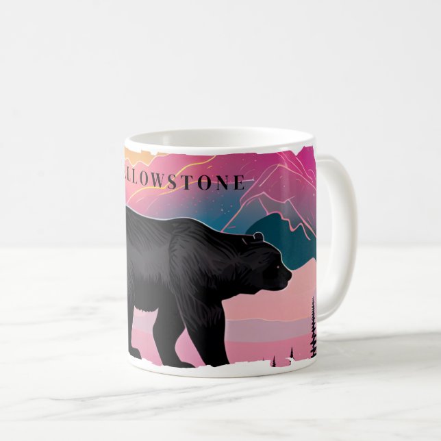 Yellowstone Bear Mug (Front Right)