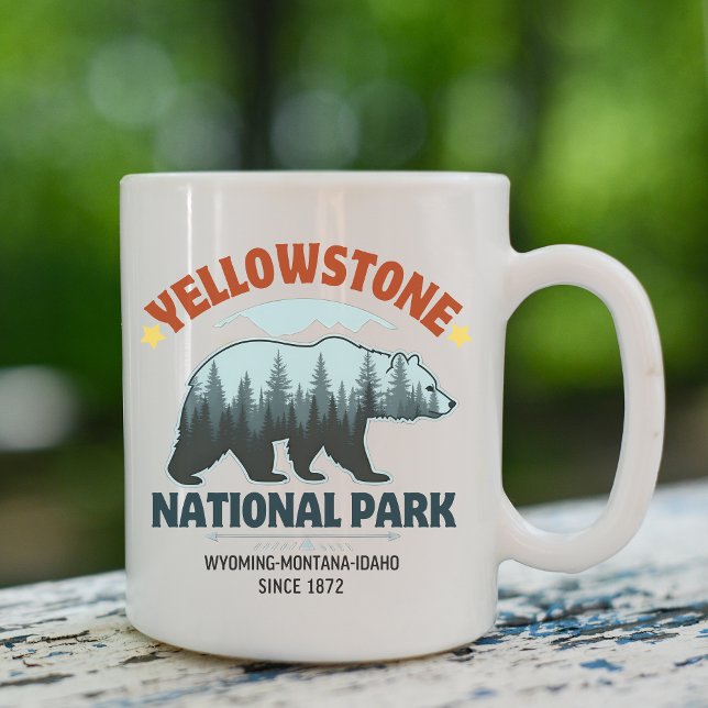 Yellowstone Bear – Sip the Spirit of the Wild Coffee Mug (Creator Uploaded)