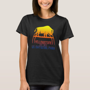 Yellowstone Bison Buffalo National Park Camping So T-Shirt
