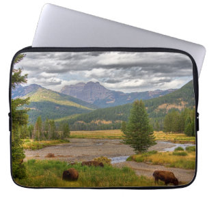 Yellowstone Bison Laptop Sleeve